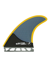 Futures Pyzel Thruster Fins -Blue/Yellow