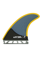 Futures Pyzel Thruster Fins -Blue/Yellow