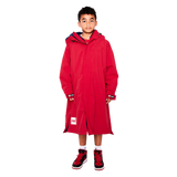 Red Original Pro Change Jacket Kids Long Sleeve - Red-Changing Robes-troggs.com