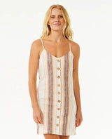 Rip Curl Classic Stripe Button Up Dress - Multicolour-Womens clothing-troggs.com