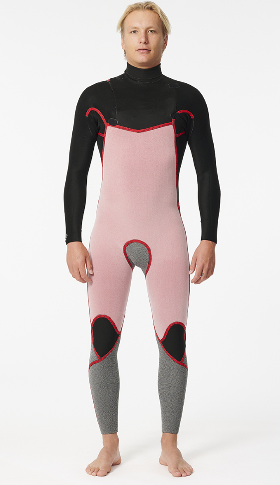 Rip Curl Dawn Patrol 5/3 Chest Zip Wetsuit - Black-Mens Wetsuits-troggs.com