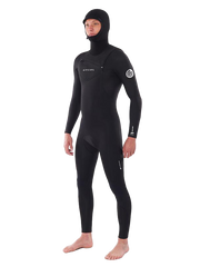 Rip Curl Mens Dawn Patrol 6/4 Hooded Wetsuit - Black