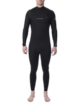 Rip Curl Mens Dawn Patrol Performance 5/3 Chest Zip Wetsuit - Black
