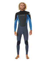Rip Curl Mens Omega 4/3 Wetsuit - Stealth Blue