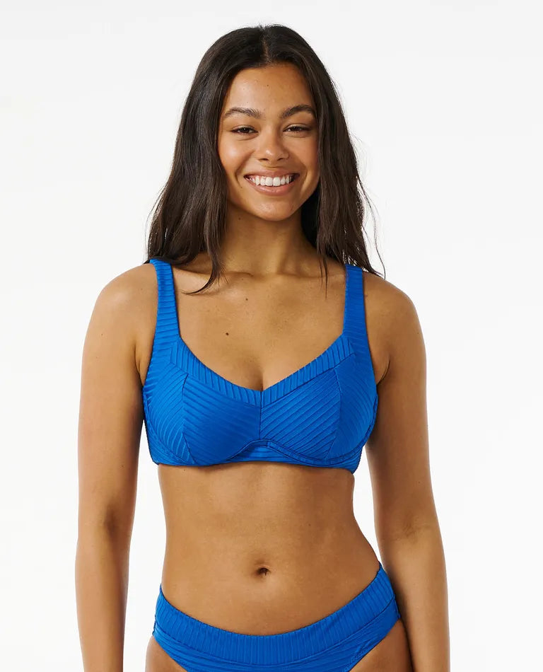 Rip Curl Premium Surf E Cup Bikini Top - Blue-Womens clothing-troggs.com