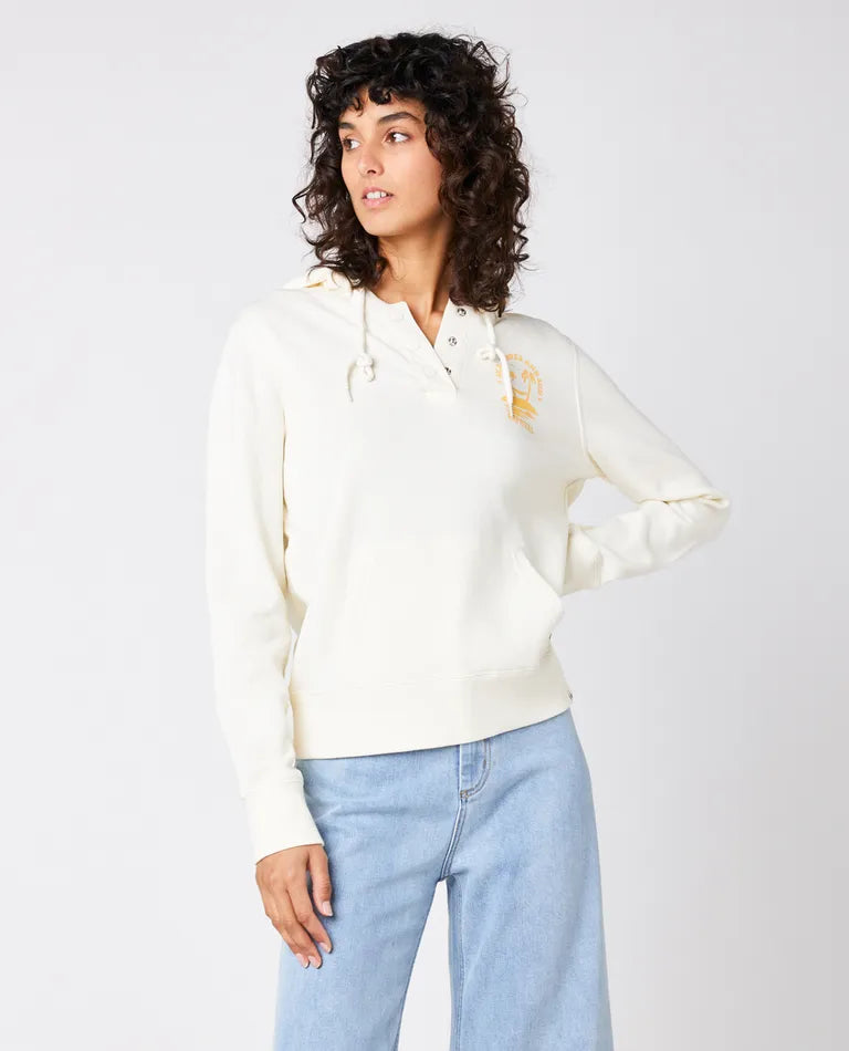 Rip Curl Re-Entry Hoodie - Bone-Womens clothing-troggs.com
