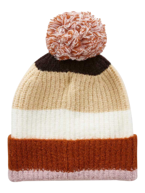Rip Curl Sessions Reg Pom Pom Beanie - Multi Colour