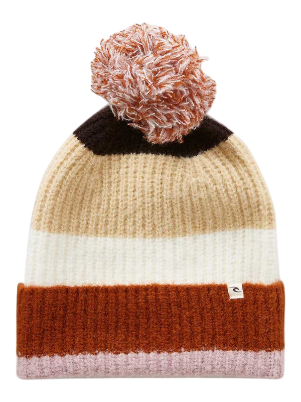 Rip Curl Sessions Reg Pom Pom Beanie - Multi Colour