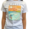 Rip Curl Troggs Portrush Womens Destination T-Shirt - White-Clothing-troggs.com