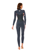 Rip Curl Womens Flashbomb 5/3 Chest Zip Wetsuit - Washed Black