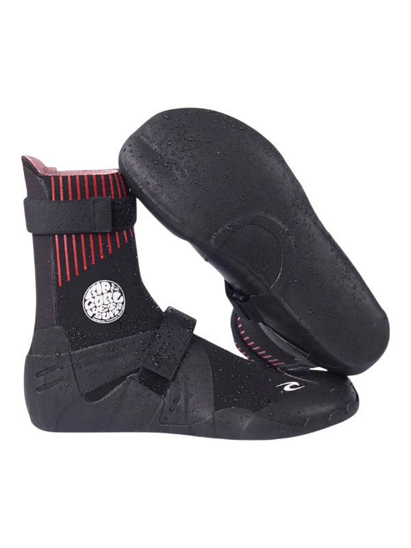 Rip Curl Flashbomb 5mm Hidden Split Toe Boot - Black