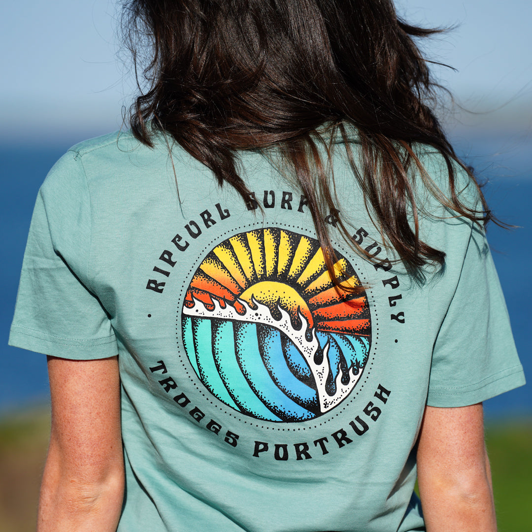 Rip Curl Troggs Portrush Sunset Destination T-Shirt