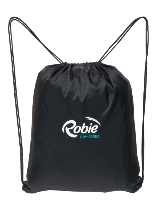 Robie Robes Junior Dry-Series Recycled Short Sleeve Changing Robe - Black/Charcoal