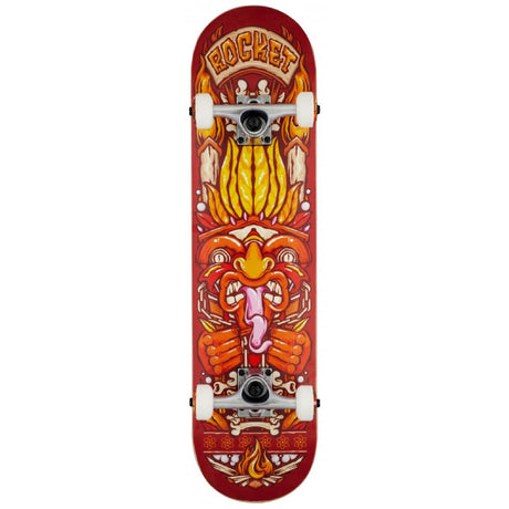 Rocket Chief Pile Up Complete Skateboard - Red-Skateboards-troggs.com