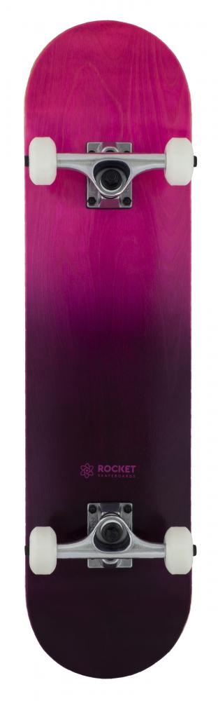 Rocket Double Dipped Complete Skateboard - Purple-Skateboards-troggs.com