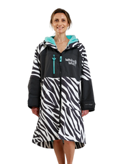 White Water Hard Shell Changing Robe - Zebra Print
