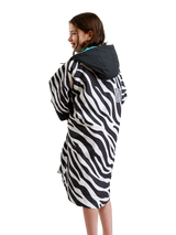 White Water Kids Hard Shell Changing Robe - Zebra Print