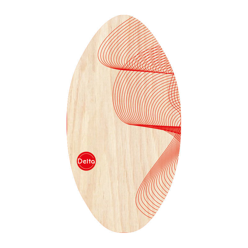Delta Wood Skimboard - Red