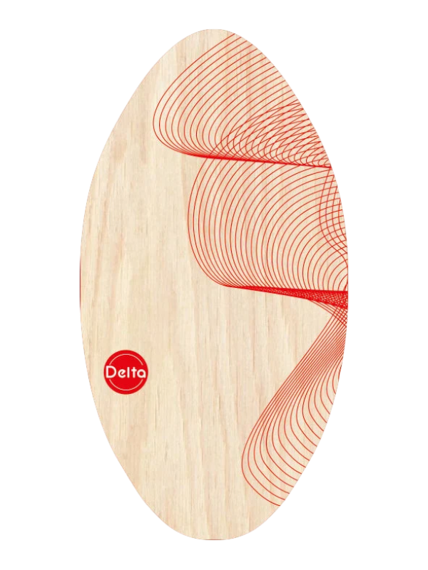 Delta Wood Skimboard - Red