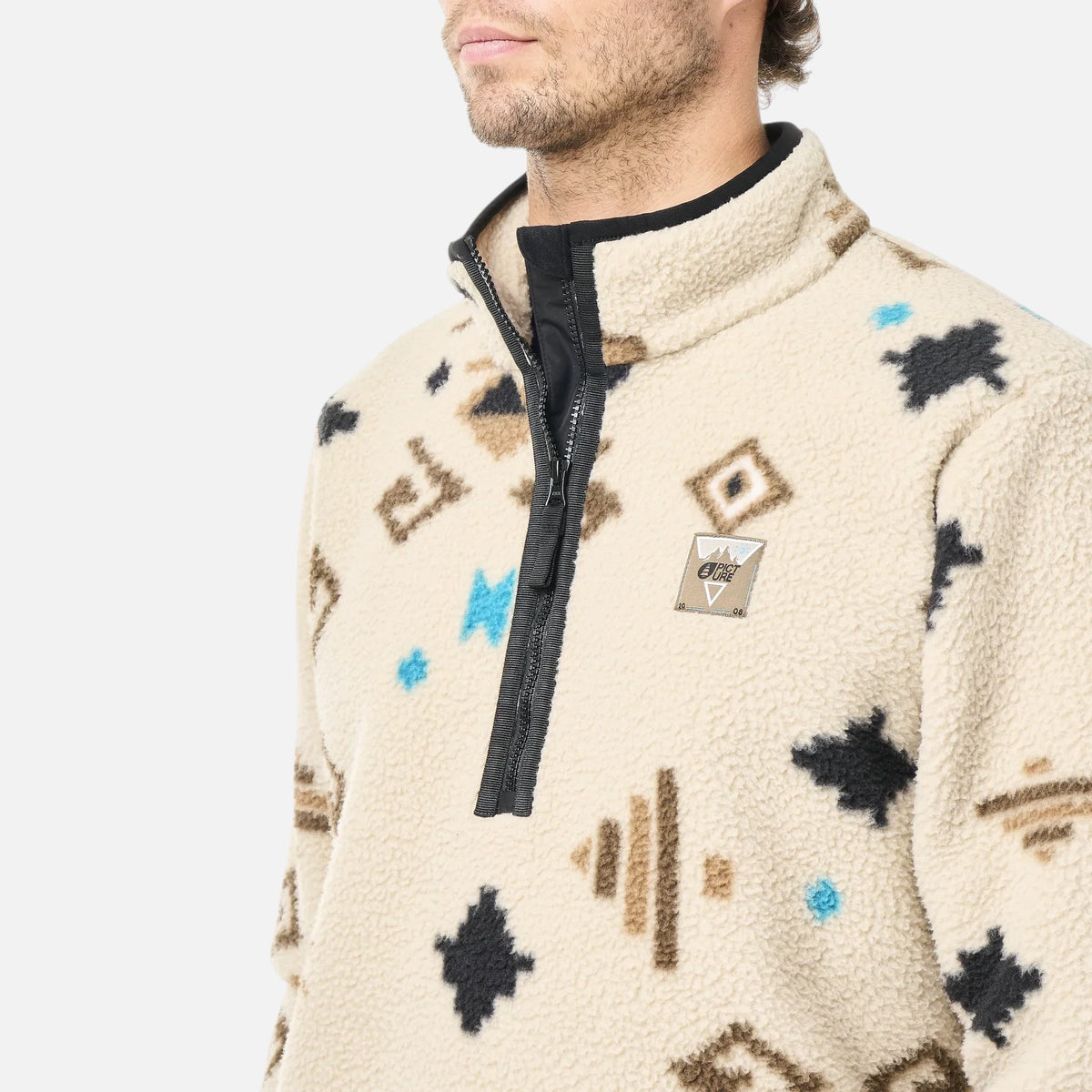 Picture Kimag Printed 1/4 Zip Fleece