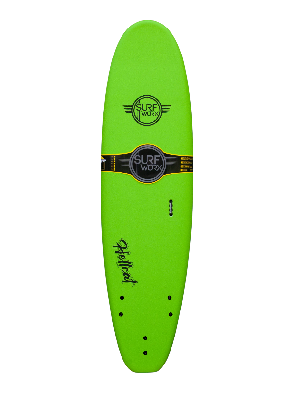 Surfworx Hellcat Mini Mal Softboard - Apple
