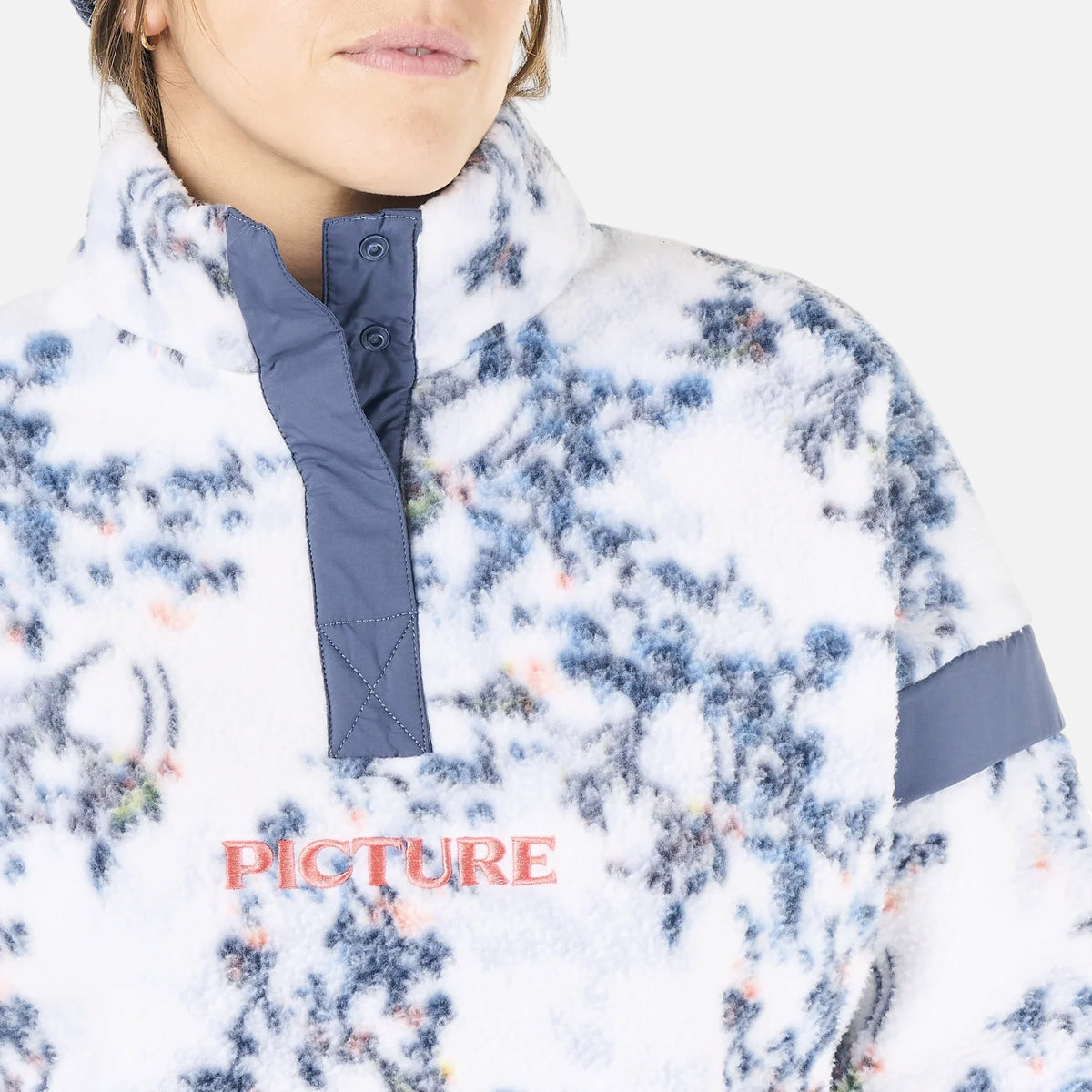 Picture Velora Printed 1/4 Zip Fleece