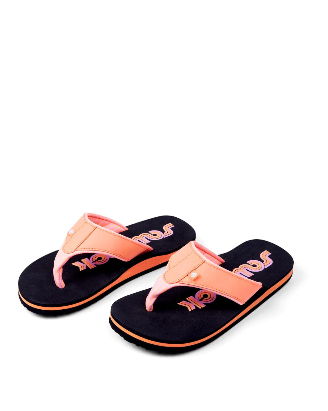 Saltrock Cora Retro Flip Flop - Dark Grey-Footwear-troggs.com