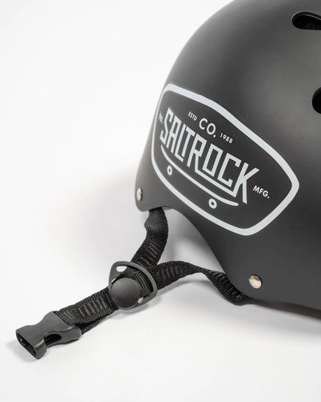 Saltrock Hardskate Skate/Scooter Helmet - Black-Skateboards-troggs.com