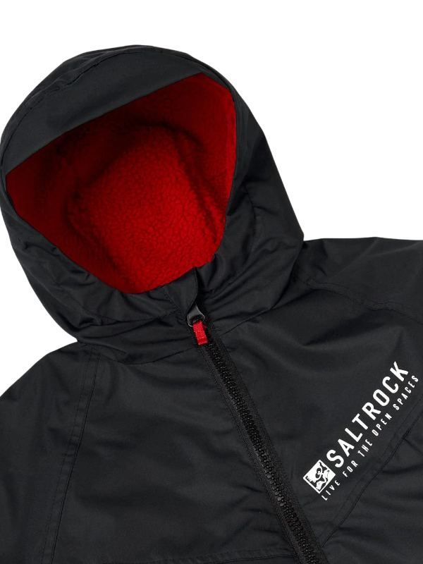 Saltrock Recycled Four Seasons Kids Changing Robe - Black