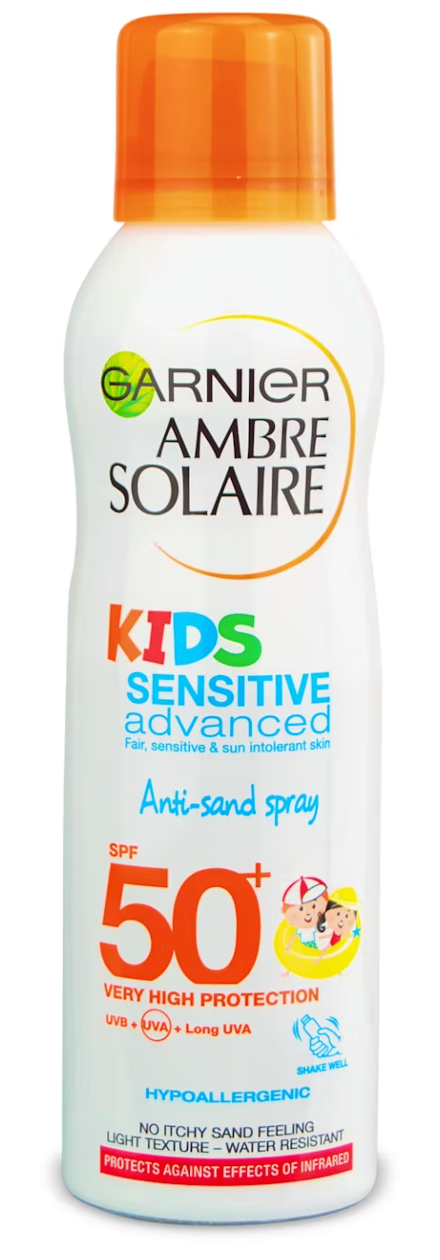 Garnier Ambre Solaire Kids Sensitive Advanced SPF 50+ Aerosol Suncream