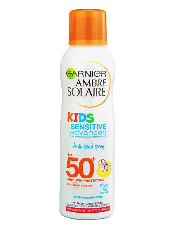 Garnier Ambre Solaire Kids Sensitive Advanced SPF 50+ Aerosol Suncream