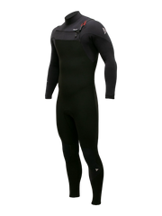 Alder Mens EVO Fire MX 4/3 Chest Zip Wetsuit - Black