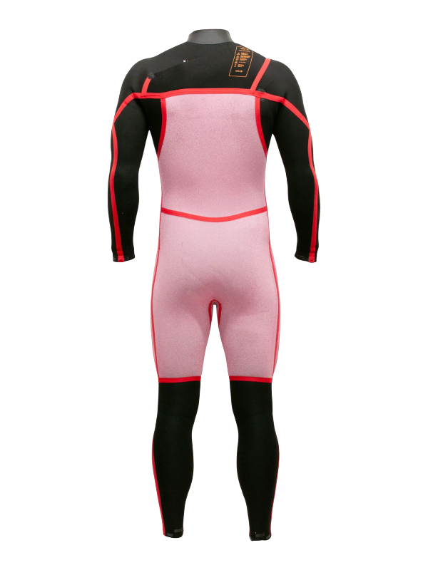 Alder Mens EVO Fire MX 4/3 Chest Zip Wetsuit - Black