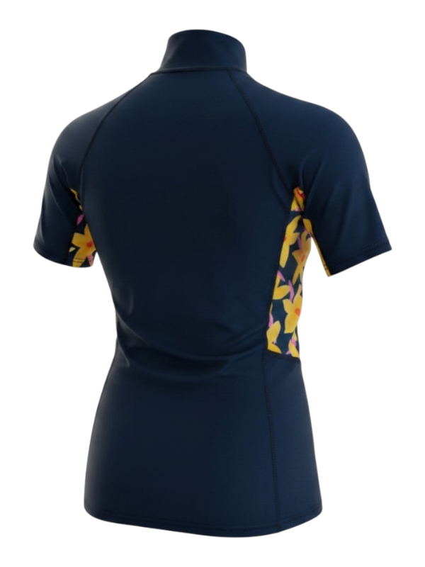 Alder Womens Cruz Short Sleeve Rash Vest - Daff
