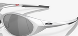 Oakley Eye Jacket Redux - Matte Silver Frame Prizm Black Polarized Lens