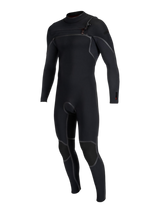 O'Neill Mens Hyperfreak Fire 5/4 Chest Zip Wetsuit - Black