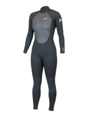 Alder Womens Stealth 5/4/3 Wetsuit - New Black