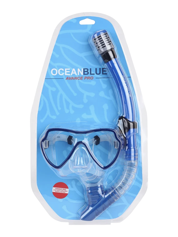 Alder Ocean Blue Avance Pro Single Lens Mask & Snorkel