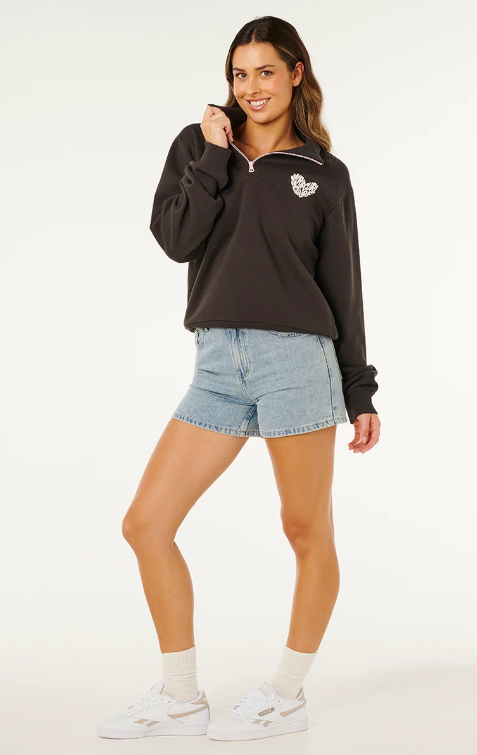 Rip Curl RC Heart Half Zip Fleece