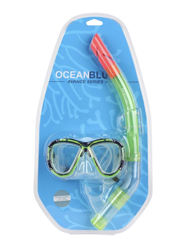 Alder Ocean Blue Avance Youth Combo Snorkel Set