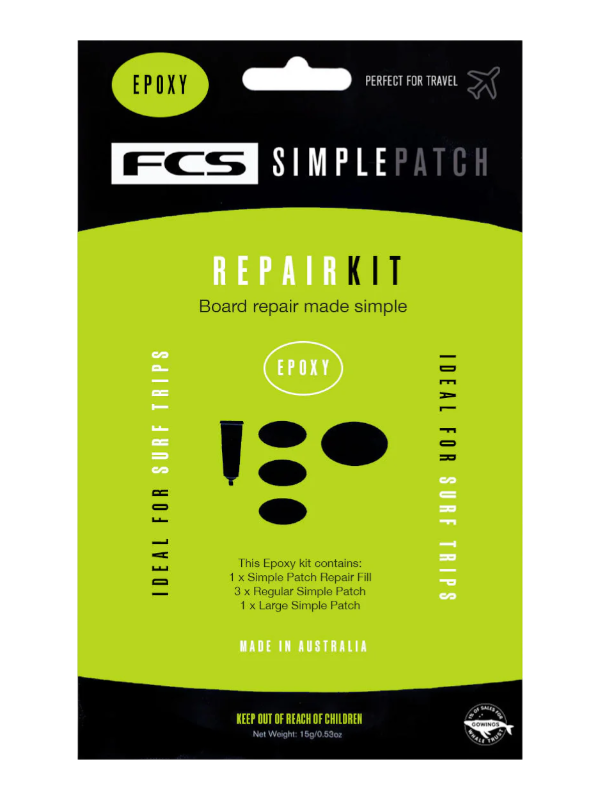 FCS Simple Patch Surfboard Repair Kit