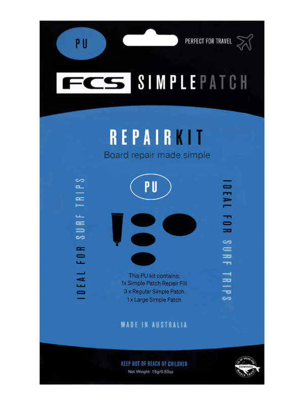 FCS Simple Patch Surfboard Repair Kit
