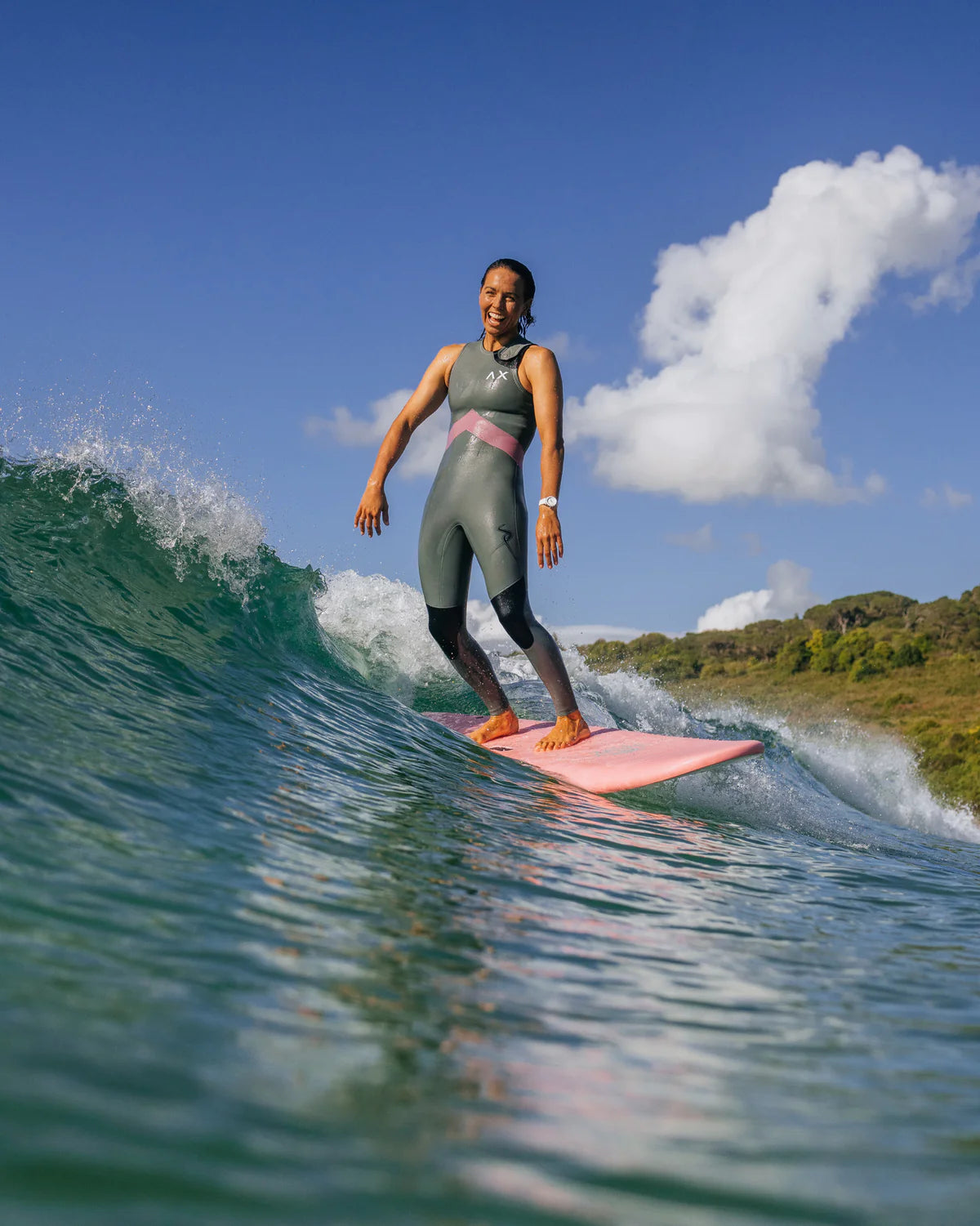 Softtech Sally Fitzgibbons Signature Surfboard - Pink-Softboards-troggs.com