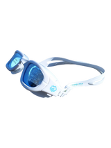 Streamlined Adult Tinted Swim Goggles - White