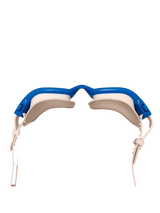 Streamlined Junior Swim Goggles - Blue/White