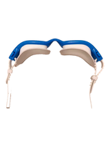 Streamlined Junior Swim Goggles - Blue/White