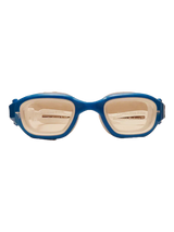 Streamlined Junior Swim Goggles - Blue/White