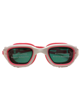 Streamlined Junior Swim Goggles - Pink/White