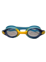 Streamlined Kids Swim Goggles - Blue/Yellow