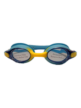 Streamlined Kids Swim Goggles - Blue/Yellow